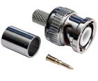 BNC csatlakozó krimpelhető 75 Ohm RG-6